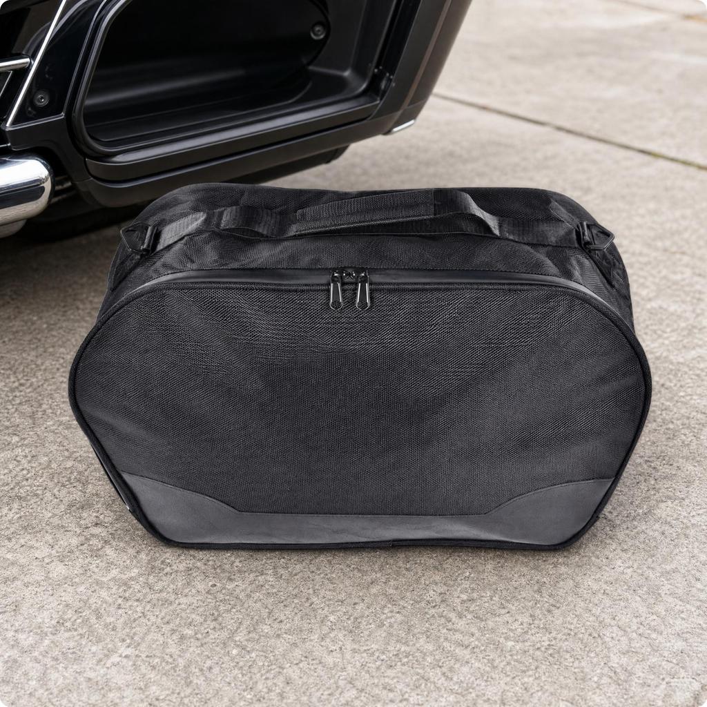 Motorcycle Side Saddlebag Insert Structured Tourer Model GL1800 Liner Zippered Single