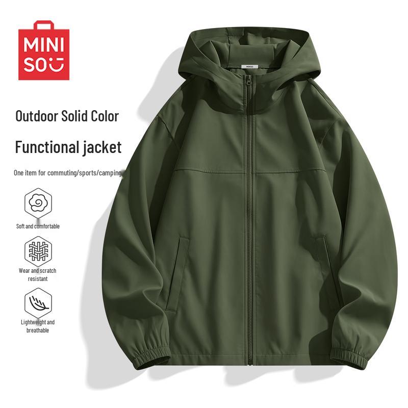 MINISO Men s Casual Hooded Jacket M