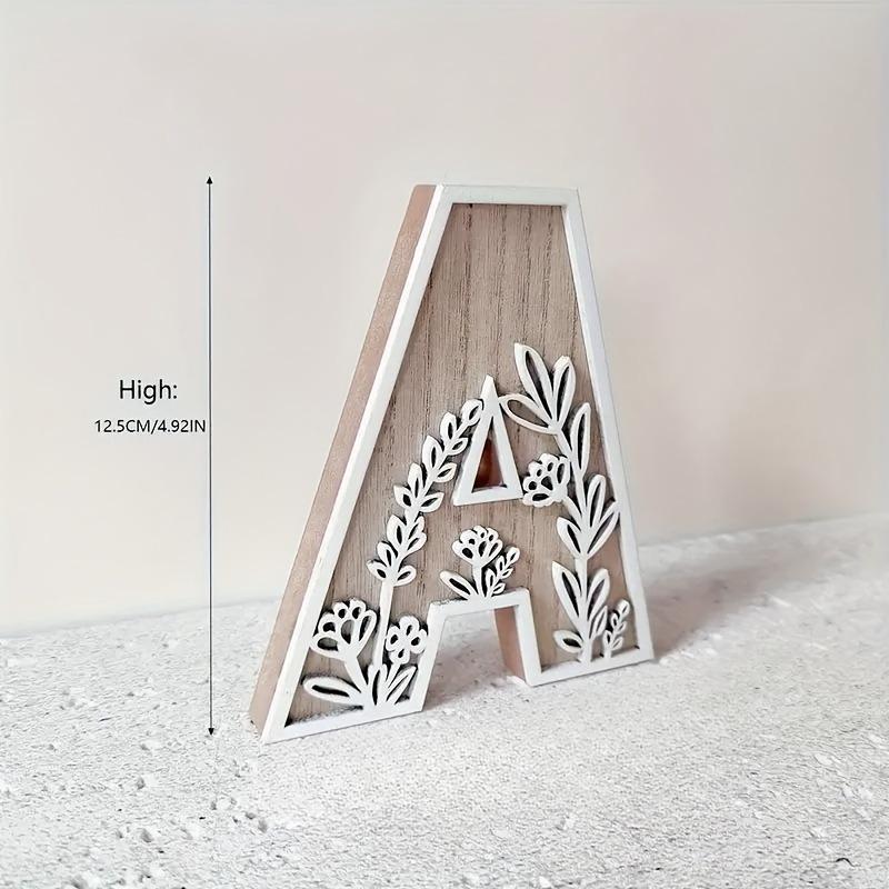 26-piece Letter-shaped Decorative Art Items for DIY Weddings, Birthdays, Parties, Home Decoration, Personalized Name Design