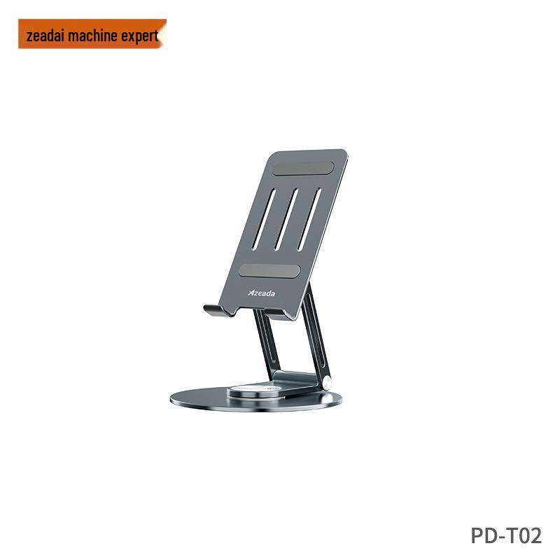 Azeada 360° Rotating Aluminum Phone & Tablet Stand for Live Streaming & Watching Dramas