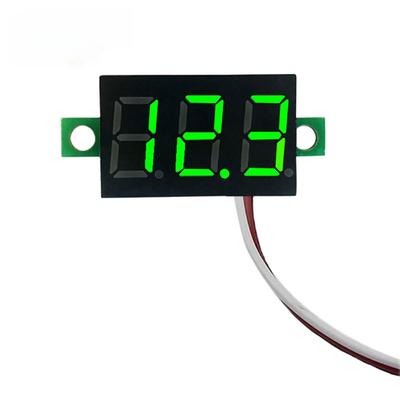 1 Stück 0,28 Zoll Digitales DC-Voltmeter Mit Digitalanzeige Zweidraht DC 5-30V Für Elektronische Anwendungen Zubehör