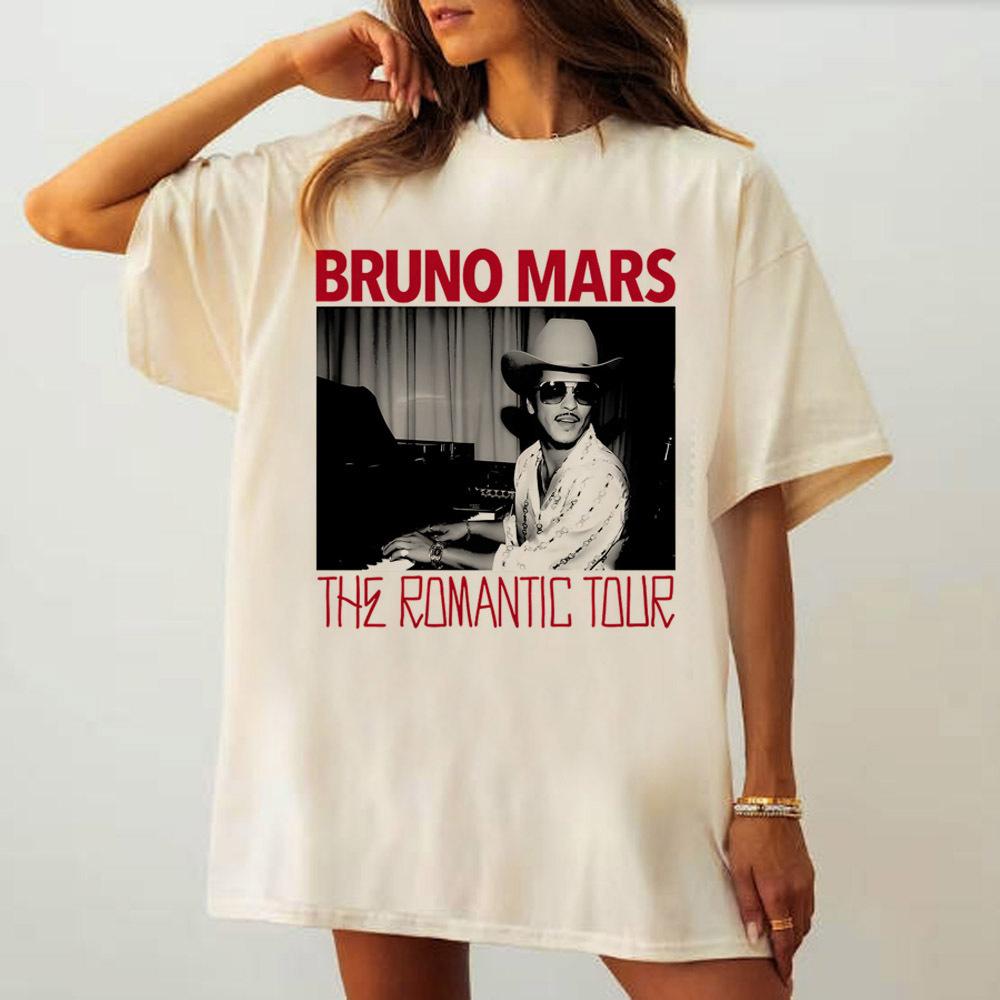 

Bruno Mars tshirt Women streetwear anime Women Psychedelic top tees 2000s Classic Graphic Comfortable harajuku hip hop 4XL