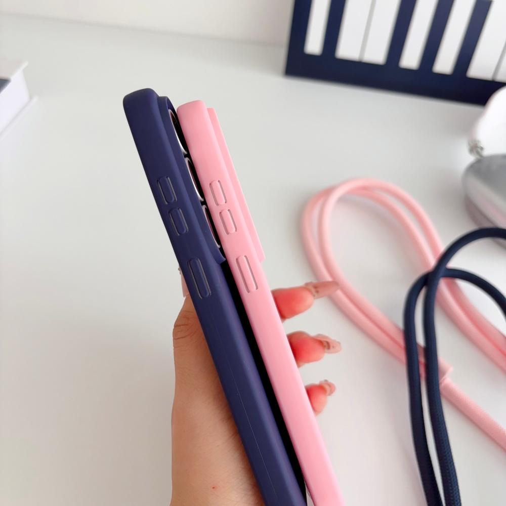 Crossbody Lanyard Silicone Soft Case For Samsung S26 Ultra S25 Edge S24 S22 Plus S21 S20 FE Necklace Shoulder Shockproof Cover