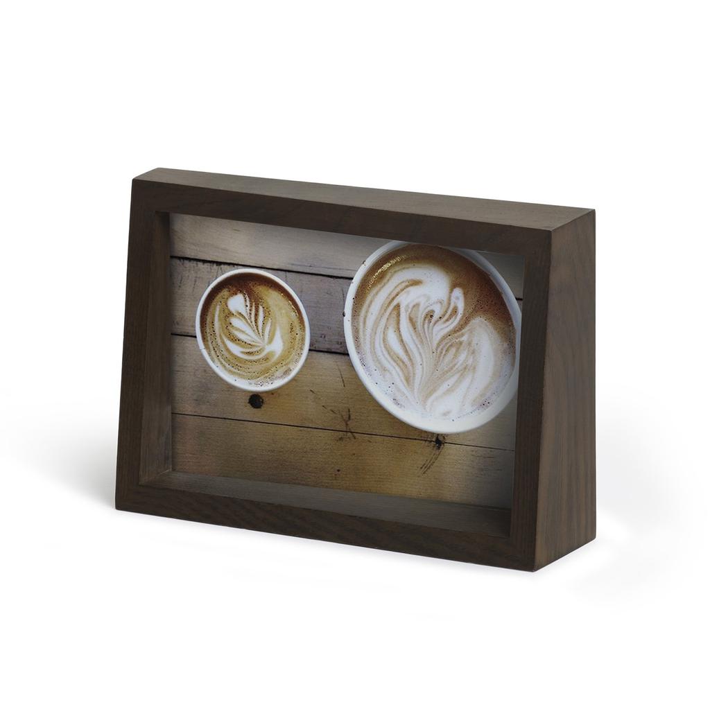 Umbra Photo Frame EDGE PHOTO DISPLAY 4x6 Aged Walnut 21004215746