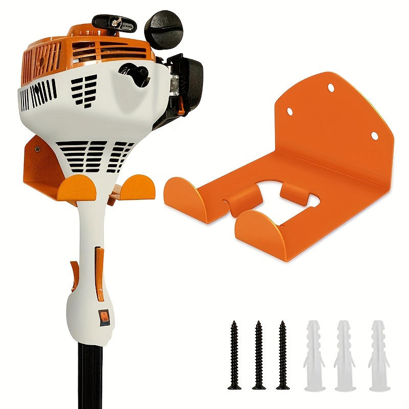 Trimmer Rack Weedeater Organizer Holder Grass Trimmer Rack Wall Mounted Storage Hanger Garden Power Tool Organizer Hanger
