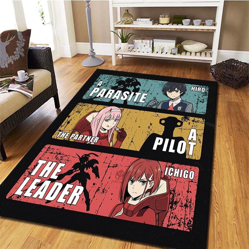 Franxx Carpet Rug For Living Room Bedroom Home Sofa Decoration Kids Play Nonslip Floor Mat