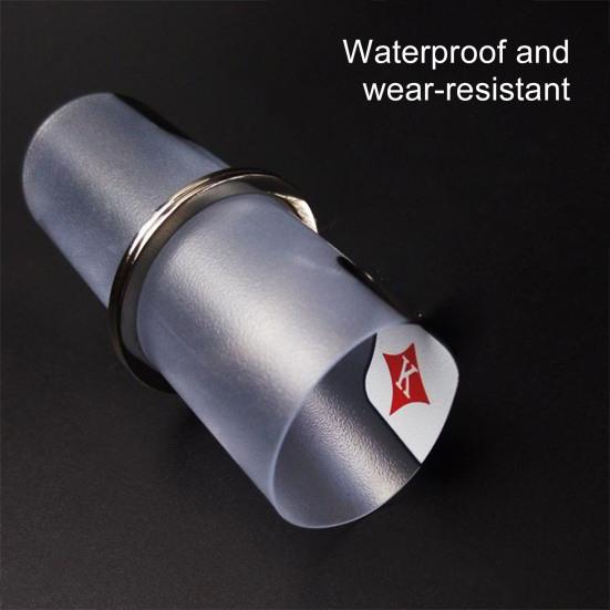 54 Stück/Set Klare Pokerkarten Wasserdicht PVC Transparentes Kartendeck Kinder Erwachsene Familienabend Mehrspieler Interaktiv Klassisches Karten-Brettspiel