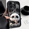 Panda Soft TPU Case For iPhone 15 Pro Max Cases iPhone 16 13 14 11 12 7 8 Plus SE  15promax 15pro 16pro 16promax Cover Funda