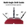 Angled/Straight Holes Angle Drill Guide 30 45 90 Degree Cable Railing Drill Jig  Deck