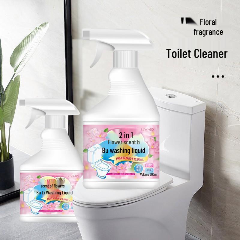 Floral Toilet Bowl & Stain Remover Foam Cleaner & Deodorizer