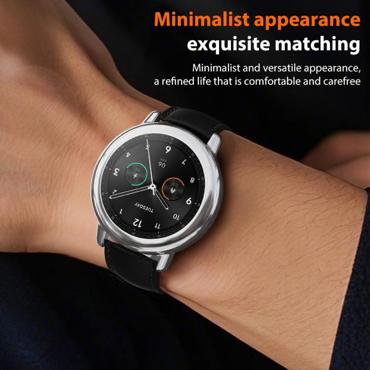 Tempered‑Film‑Integrated Electroplated Soft‑TPU Full‑Edge Shock‑Resistant Watch Protective Shell For Garmin Vivoactive 5 Smart Watch