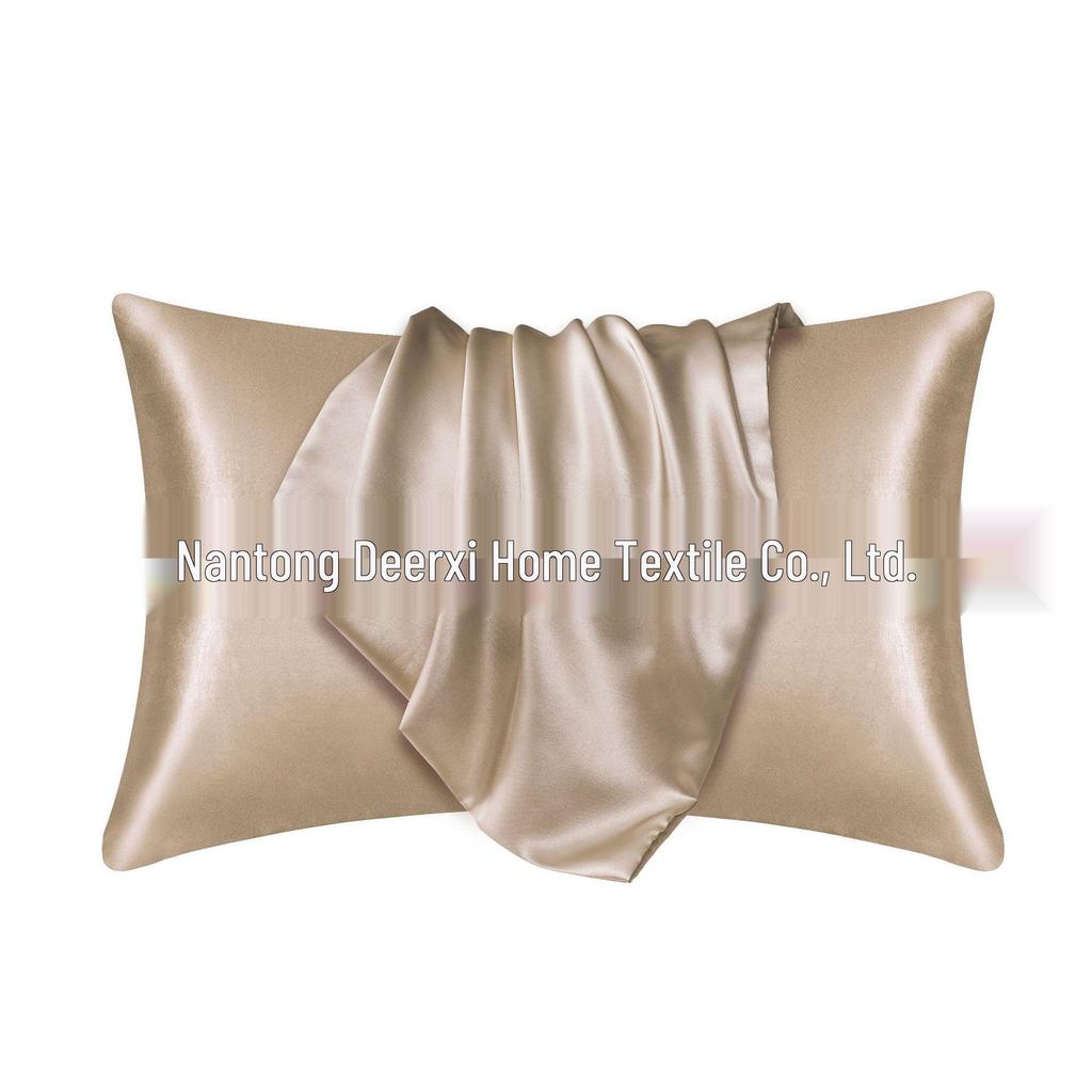 Silk Satin Envelope Pillowcase Pair for Cross-Border Trade