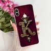 For Xiaomi Redmi Note 6 Pro Royal Crown Initial Letter Couple Phone Case For Redmi Note6 Soft Silicone TPU Covers Bumpers