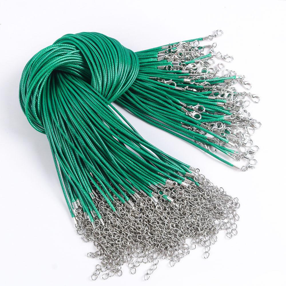 50Cm Wax Thread Necklace Rope Colored Wax Thread Rope Neck Chain Pendant Pendant Rope Braided Rope Pendant Rope