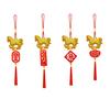 2026 Year of The Horse Pendant Chinese New Year Feng Shui Zodiac Horse Charm with Tassel for Spring Festival Car Rearview Mirror Home Decor