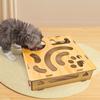 Cat Puzzle Toy Felt Puzzle Box Cat Exercise Toy With Ball Indoor Sports Entertainment Hunting Cat Toys For Indoor Cats