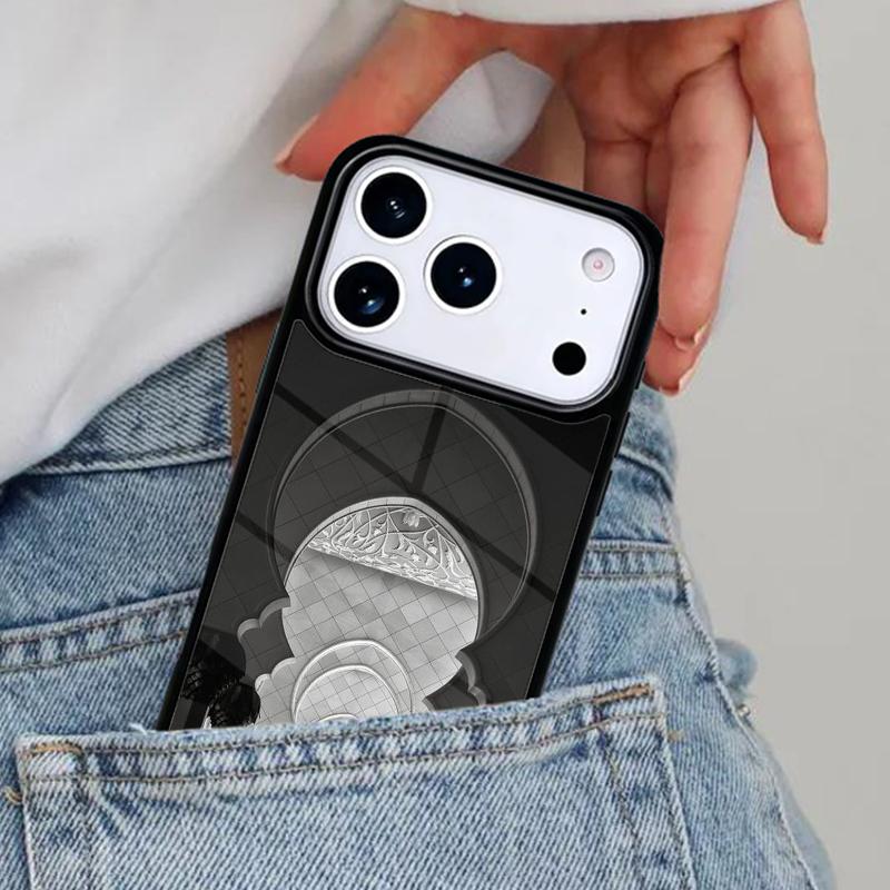 Arabic Muslim Mosque Building Phone Case for iPhone 16e 15 14 13 12 17 Pro Max Plus Air 17pro Cover Coque