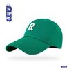 Korean Style R Baseball Cap Women Men Adjustable Wide Brim Sun Hat Cotton Casual Sport
