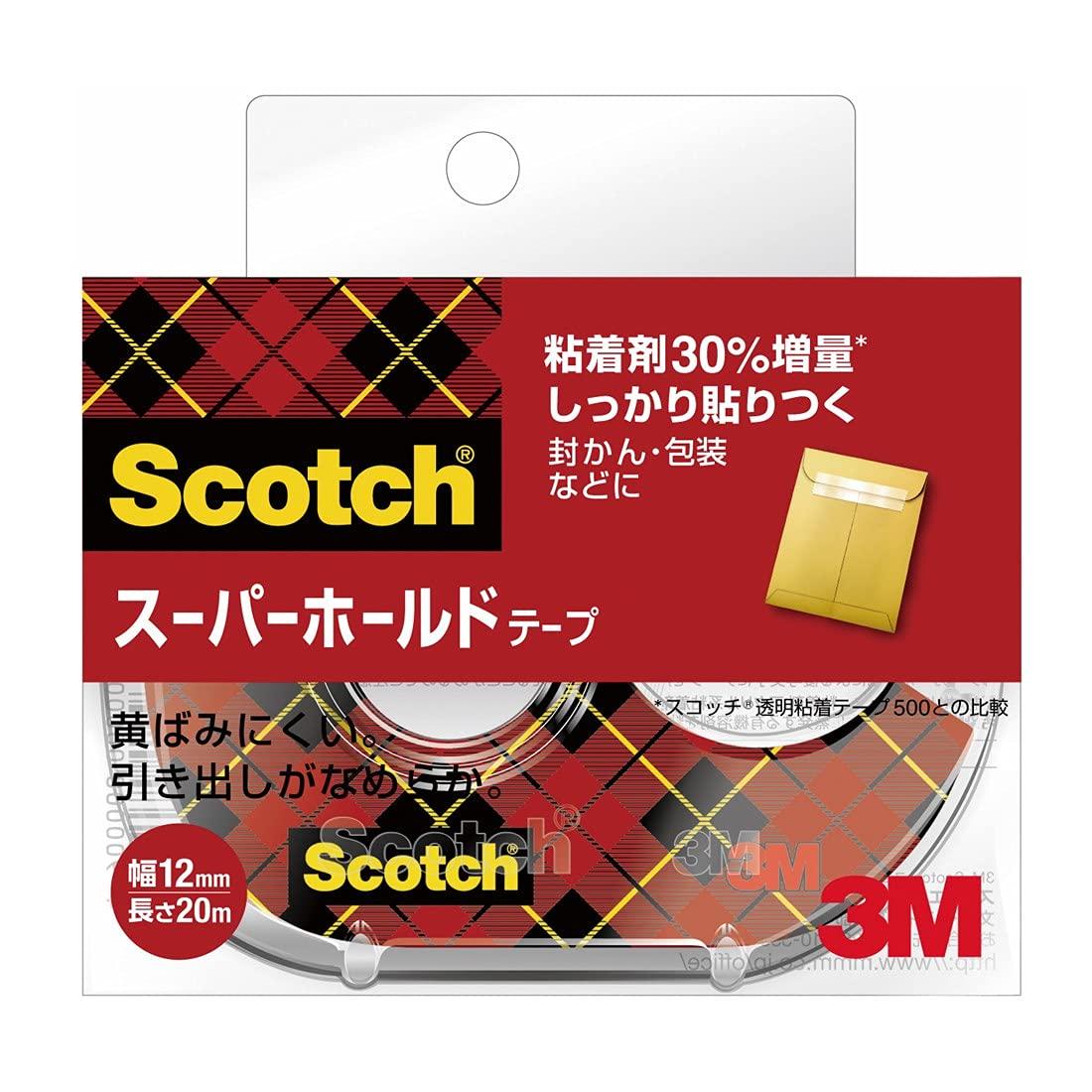 

3M Scotch Super Hold Маленький ролик с лентой 12 мм x, Прозрачный, Диспенсер, 20 м, 700-1-12D