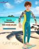 Popular Boys' Long-Sleeve Quick-Dry Sun Protection Swimsuit for Snorkeling