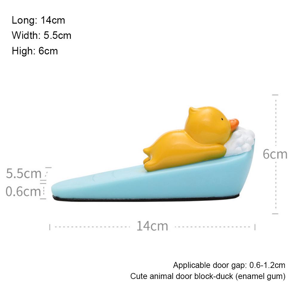 Türstopper in Tierform, Keil-Türfänger, Blockschutz, verhindert Verletzungen, rutschfester Türstopper für den Schutz des Familienbüros