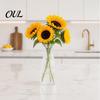 Trendy Flower Container Clear Bud Vase, Plastic Transparent Modern Vase Table Centerpiece for Home Party Wedding Decor Minimalist