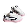 Niche Design Girl Black and Pink Little White Shoes Ins Tide 2025 Autumn New Board Shoes Versatile Casual Bread Shoes