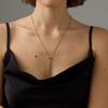 18k Gold-Plated Titanium Snake Clavicle Necklace: Stylish, Versatile Design