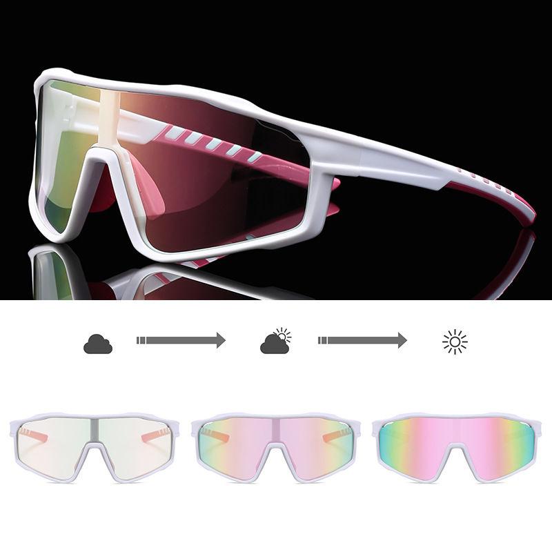 PC Full Frame Photochromic Polarized Sunglasses for Women Men Unisex Fashion Sports Driving Fishing Cycling Glasses Classic Skiing Goggles GZW