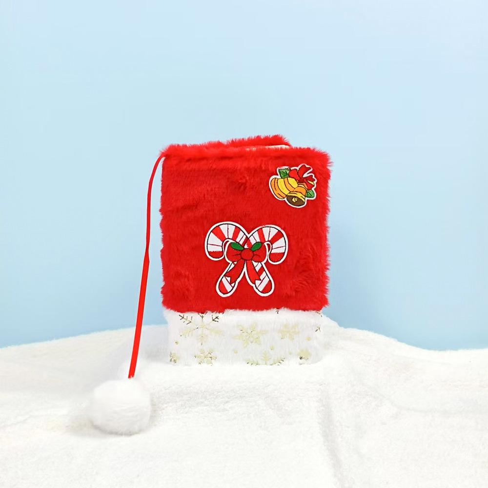 Creative Christmas Eve Plush Notebook: Cartoon Horizontal Line Journal