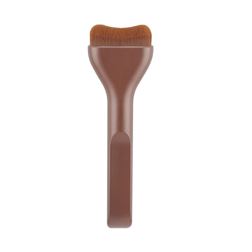 New Long Handle Flat Head Foundation Brush with Widened Fan Surface for Seamless Makeup Application