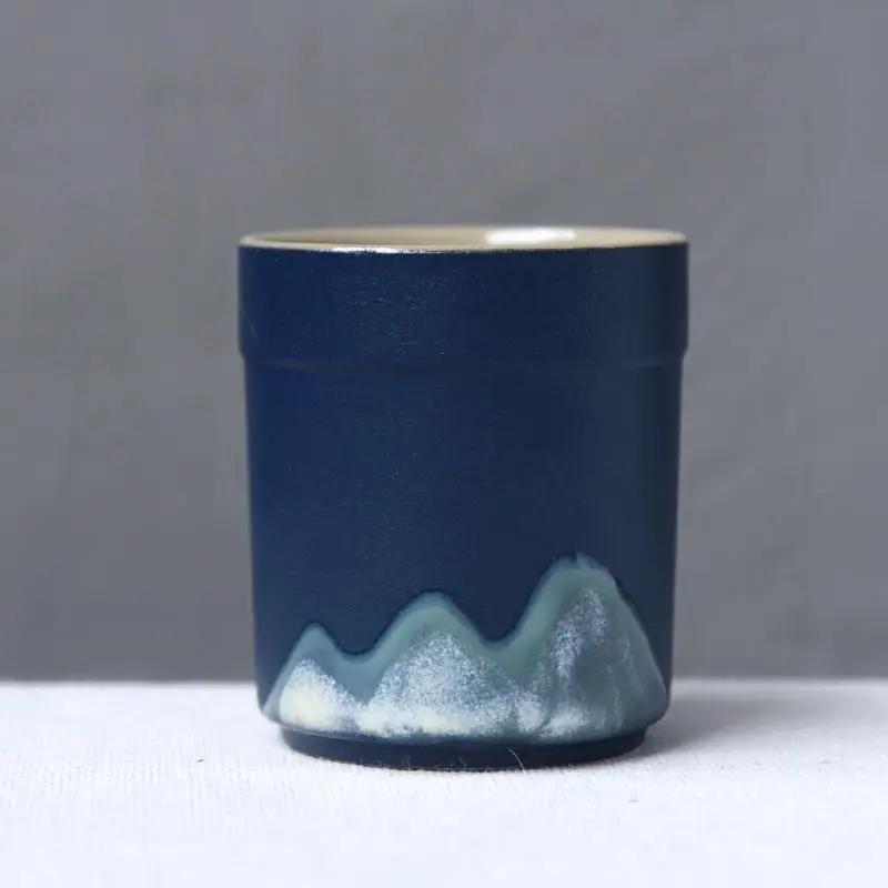 New Vintage Ceramics Cups Japanese Stoneware Porcelain 128ml Tea Mug Healthy Lifestyle Kung Fu Tea  Sake Coffee Cups Drinkware
