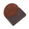 Portable Leather Business Name Card Holder Case Wallet Credit Card Holder Case (Coffee)