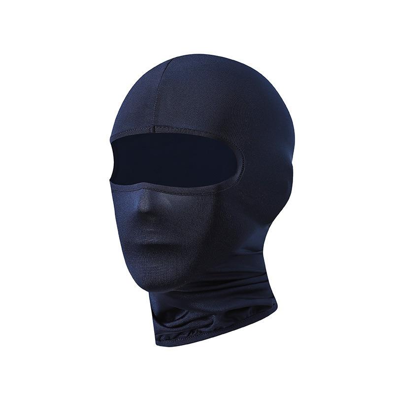 

Cycling Face Mask Motorcycle Helmet Windproof Inner Liner Sports Headscarf Liner Outdoor Hood Hat темно-синього кольору