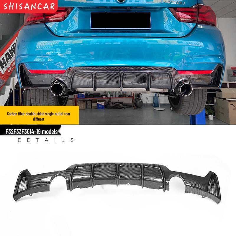 Compatible Front and Rear Lip Spoiler for BMW 4 Series 425i/430i with Quad Exhaust