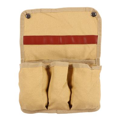 Organisateur latéral de chaise Sac de rangement multifonctionnel Sac latéral de chaise pour Camping Plage Kaki