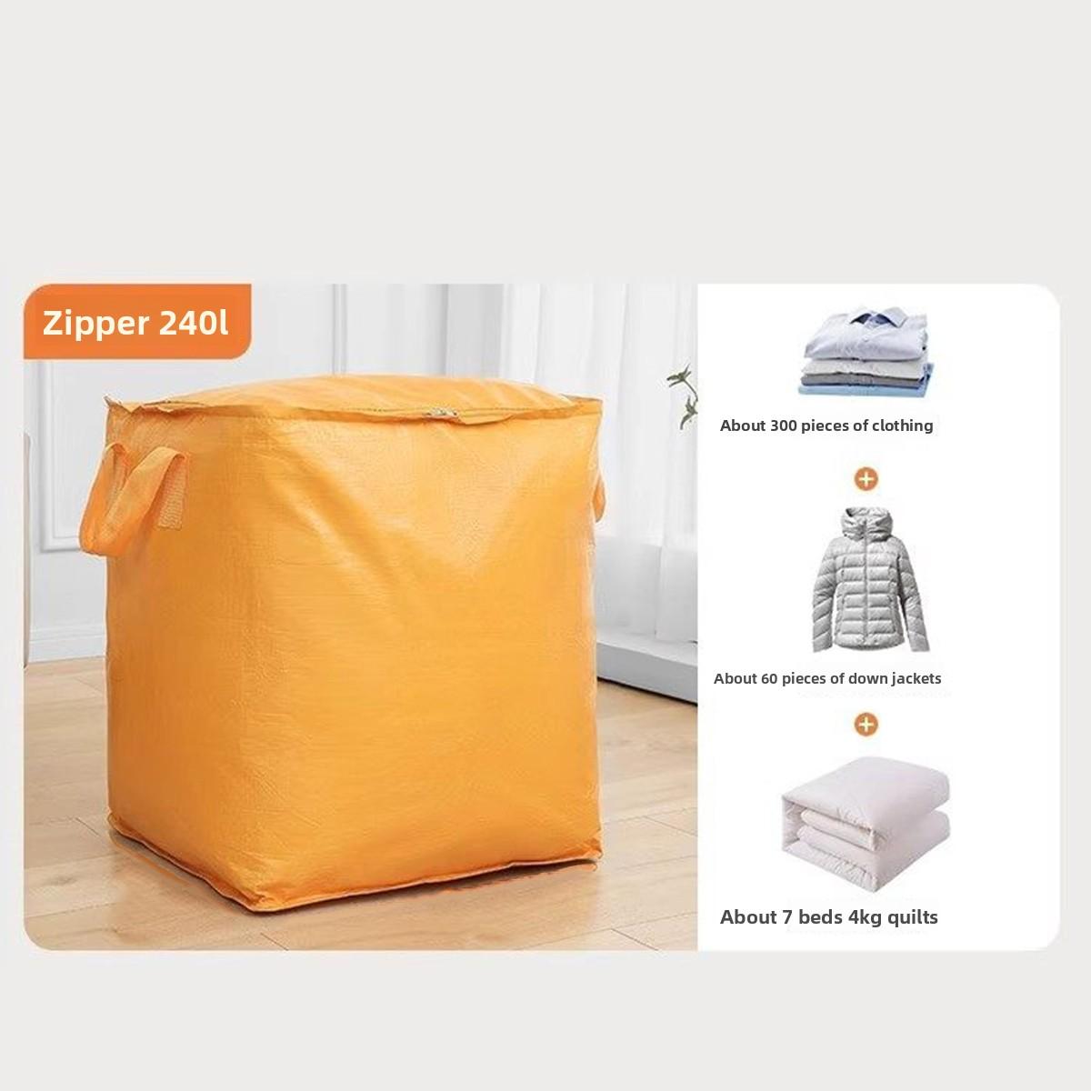 240 л, очень большие сумки для переезда, прочные водонепроницаемые хозяйственные сумки с усиленными ручками, складной органайзер для студенческого общежития жёлтый