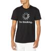 Men's Inner And Outer Casual Fashion Humor Pattern Round Neck Short Sleeve Tops