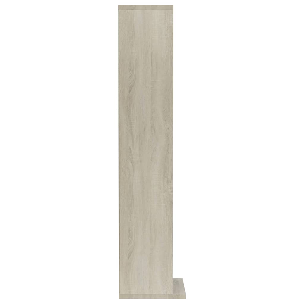 CD Cabinet In Sonoma Oak Finish 21 X 20 X 88 Cm Particleboard