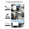 Rotating Stand Car Headrest Tablet Holder Adjustable Telescopic Tablet Bracket  Kids Road Trip