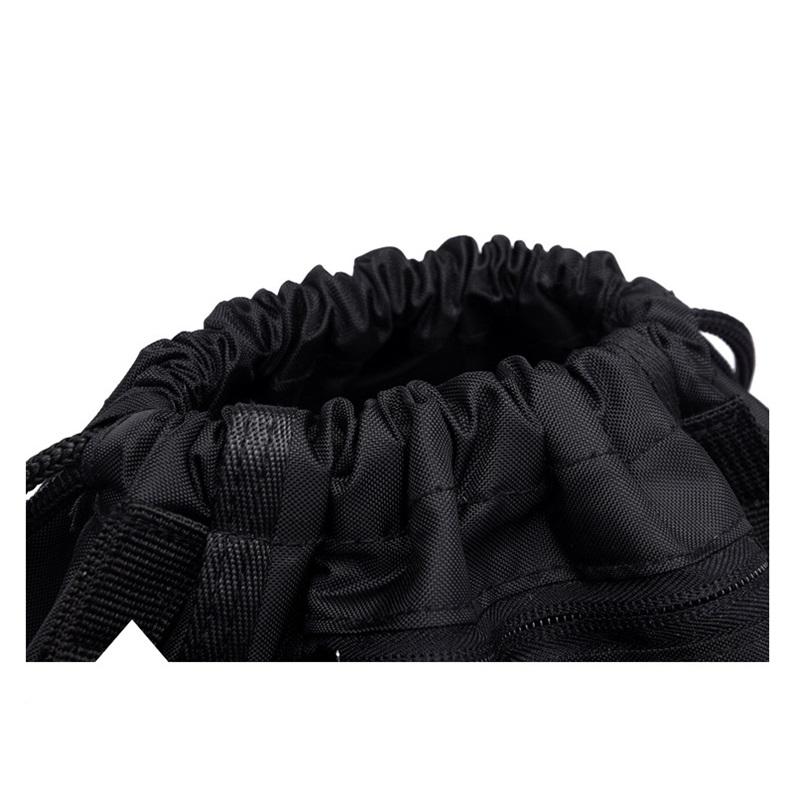 Black Basketball Bag Training Bag Multifunctional Drawstring Bag Student Fitness Outdoor Club Sports Bag