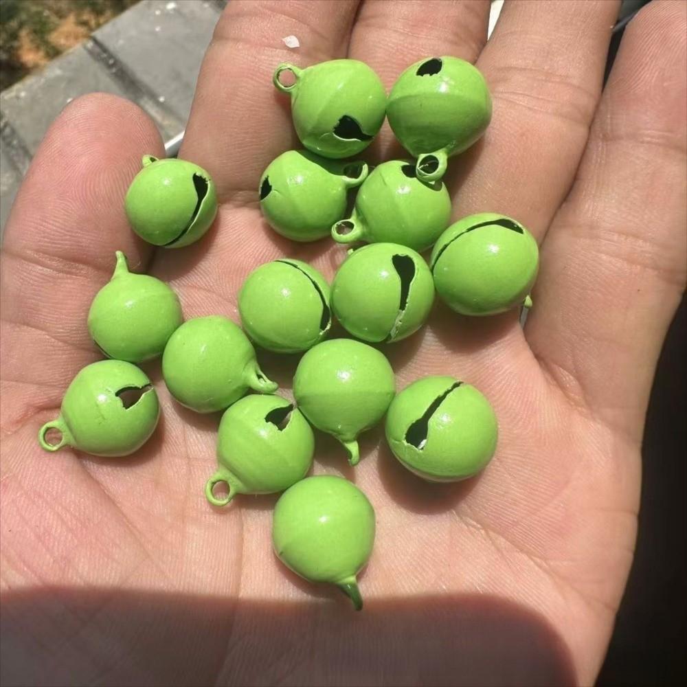 10pcs Candy Color Large Bell Beads 14mm Christmas Tree Ornaments Pet Bells  Charms Accessories