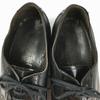 80s90s Vintage VAN BOMMEL by Royal Warrant Cap Toe Straight Tip Black Size 8 26.5(USED)