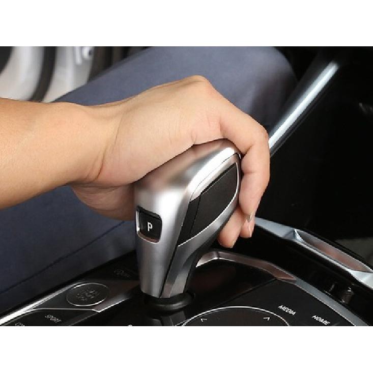 For BMW 3-Series G20 -22 Matte Silver Knob Cover Central Console Gear Shift