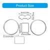 LX0E Gauge Rings Trim for MKIV Bezel Trim Automotive Interior Accessories