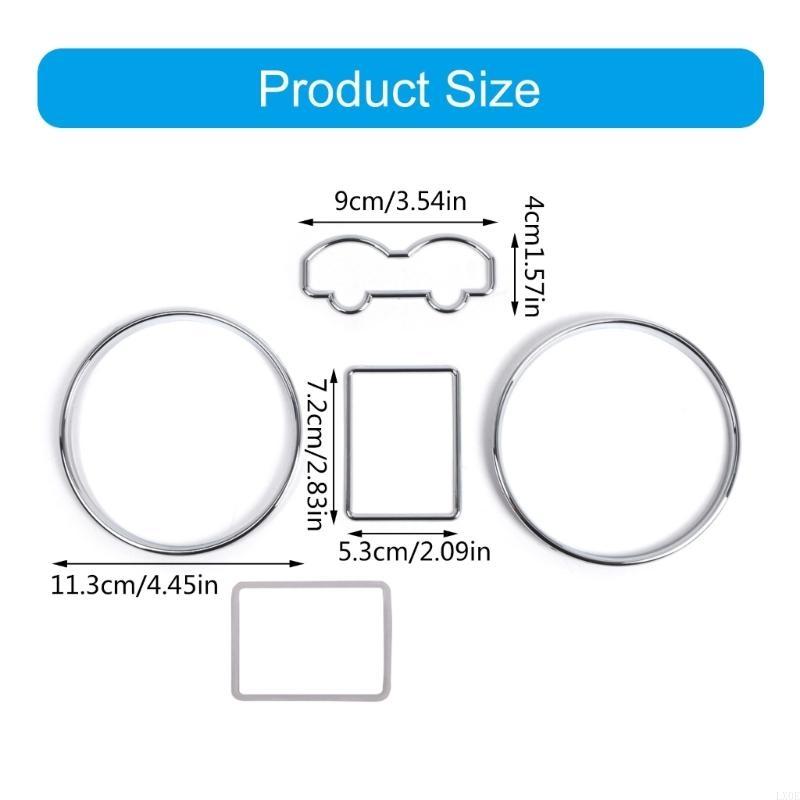 LX0E Gauge Rings Trim for MKIV Bezel Trim Automotive Interior Accessories