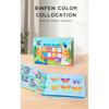 Montessori Repeatedly Sticker Busy Card Book Baby Paste Readings Numbers Matching Puzzle Game Educational Toys For Kids Gifts