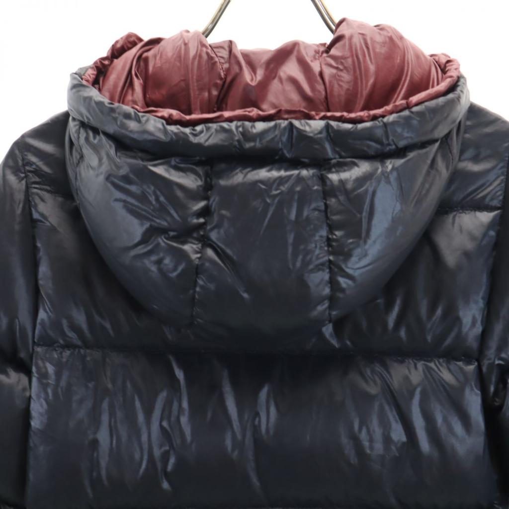 DUVETICA Long Sleeve Down Jacket 38 Navy System Women Used