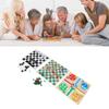 4 in 1 Board Games Set 4 in 1 Board Games Set Clear Pattern Foldable Portable International Checkers Flying Chess for Kids