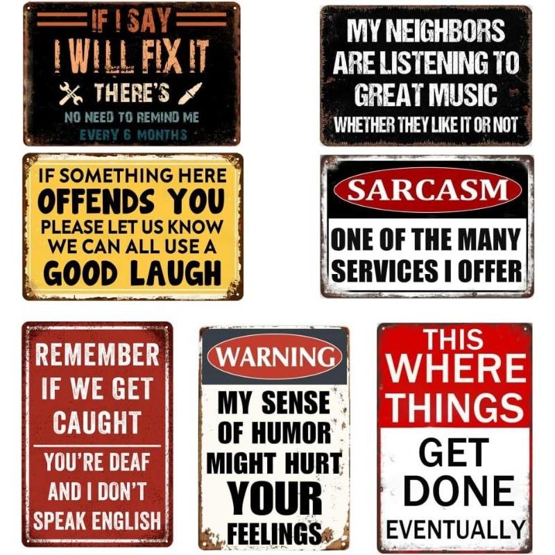 "Live" Word Metal Sign, Retro Wall Art Decor